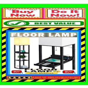 ✅🚨🆕🔴🌸S🌸A🌸L🌸E🌸❗️🌠🆒🔴📢Shelves FLOOR w/ USB Port LAMP🟢💸BUY NOW❗️📲💸🟢